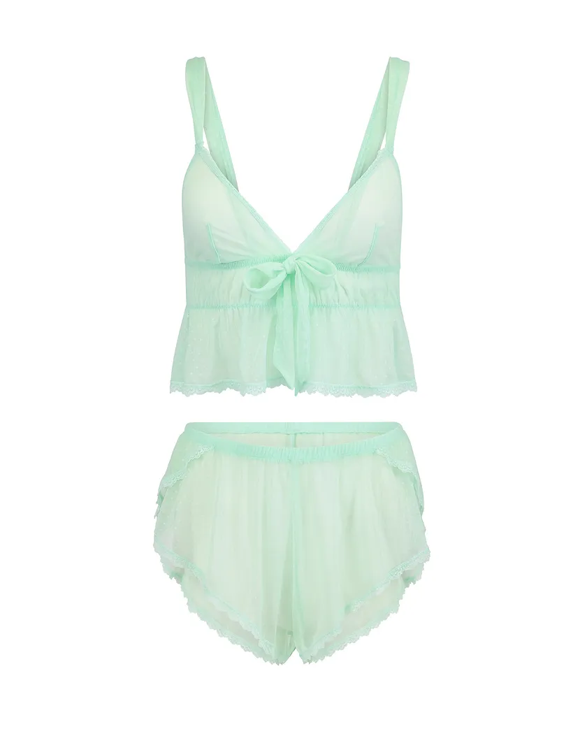 Betty Lou Light Blue Unlined lingerie bundle Still 2