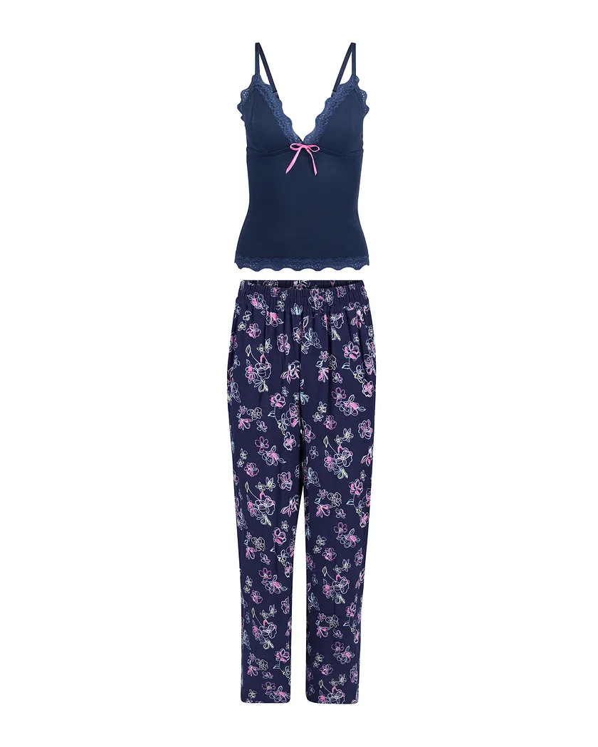 Bryony Dark Blue sleepwear bundle Still 3