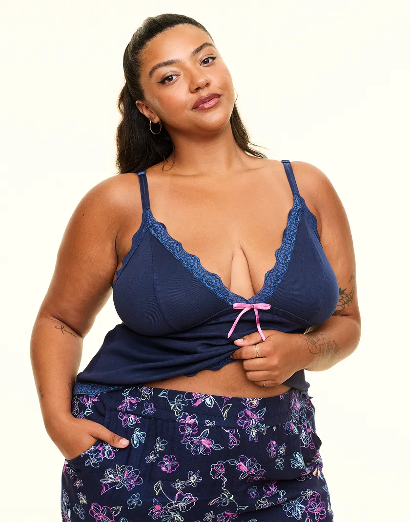 Bryony Dark Blue Plus sleepwear bundle Model 5
