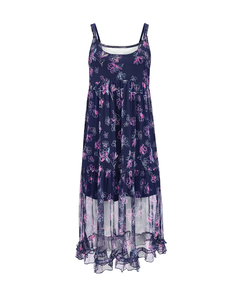 Kaycee Floral Blue lounge bundle Still 3