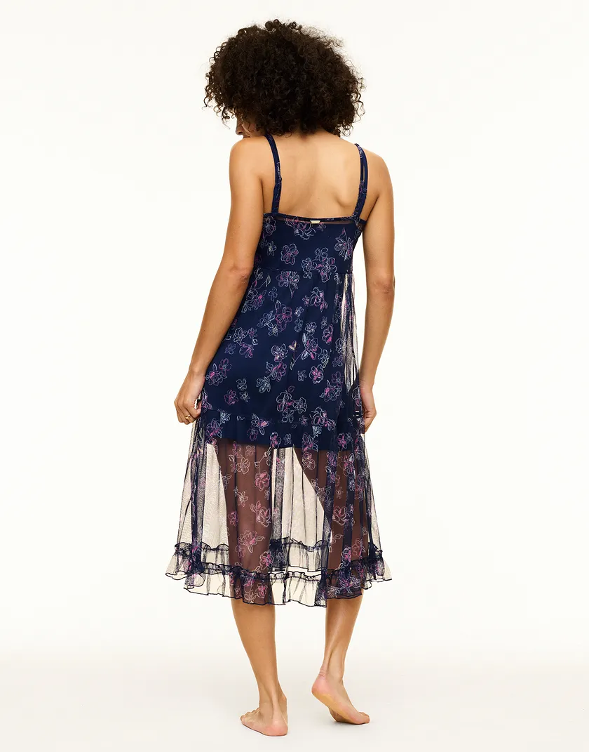 Kaycee Floral Blue lounge bundle Model 6