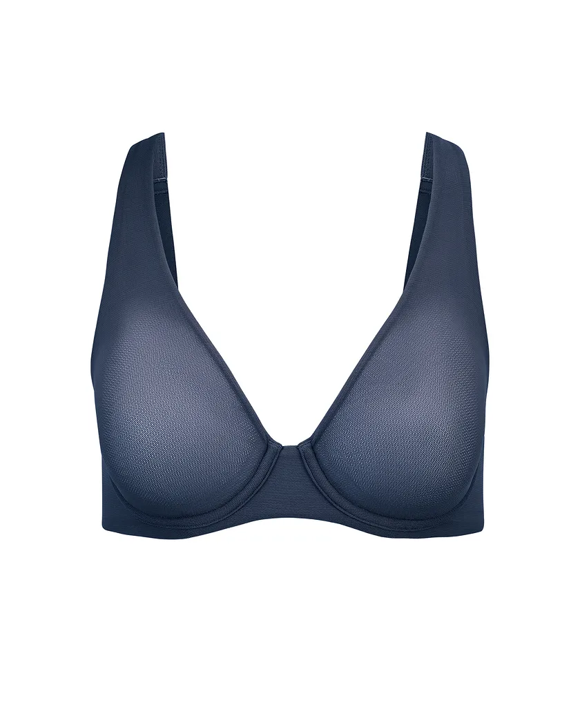 Ivy Dark Blue Unlined bra bundle Still 3