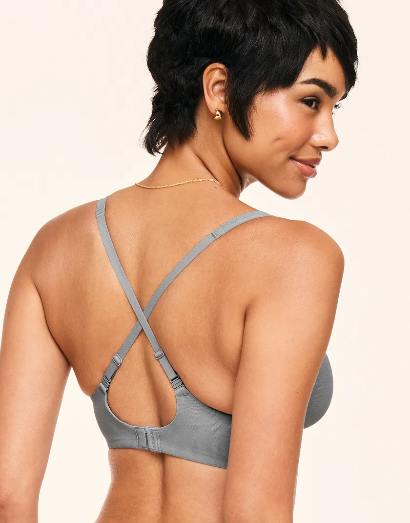 Ivy Dark Gray Unlined bra bundle Model 6