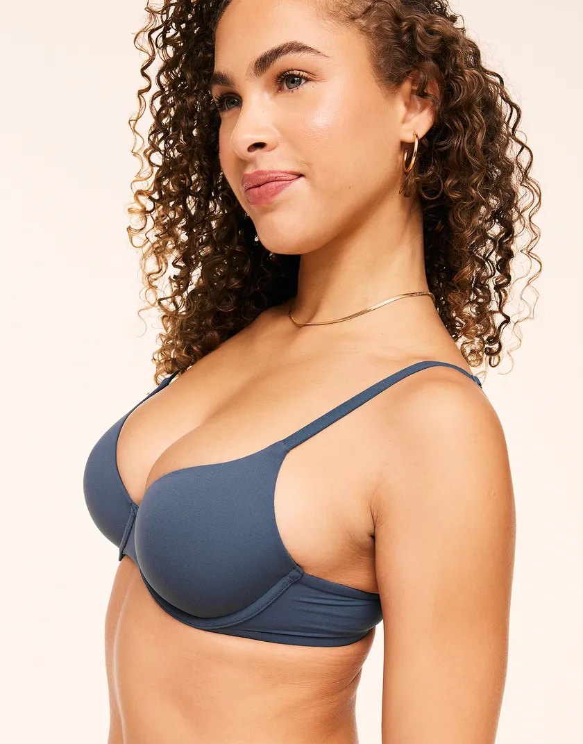 Janelle Dark Blue Contour bra bundle Model 4