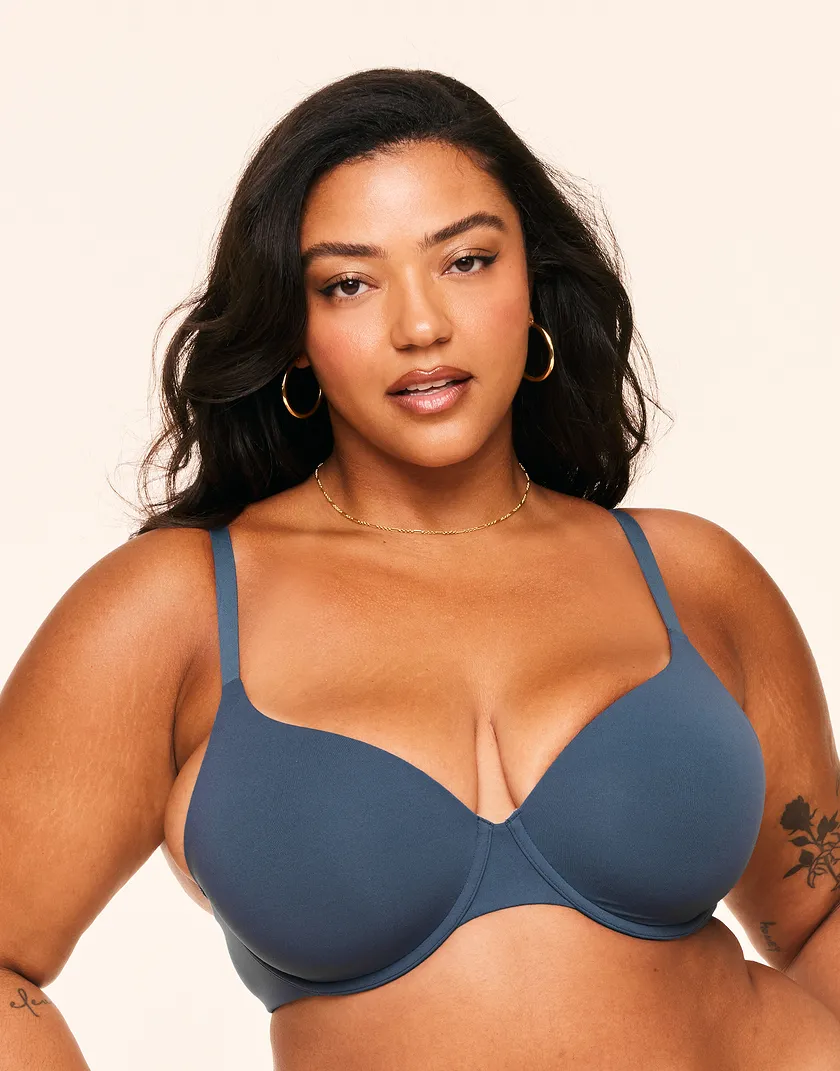 Janelle Dark Blue Plus Contour bra bundle Model 2
