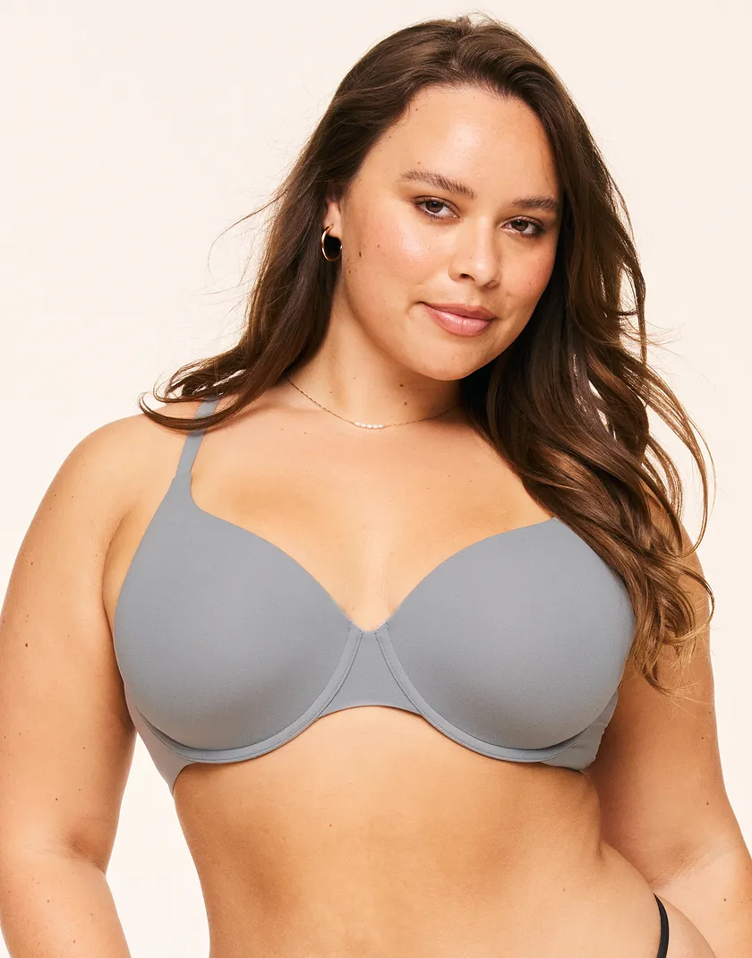 Janelle Dark Gray Plus Contour bra bundle Model 2
