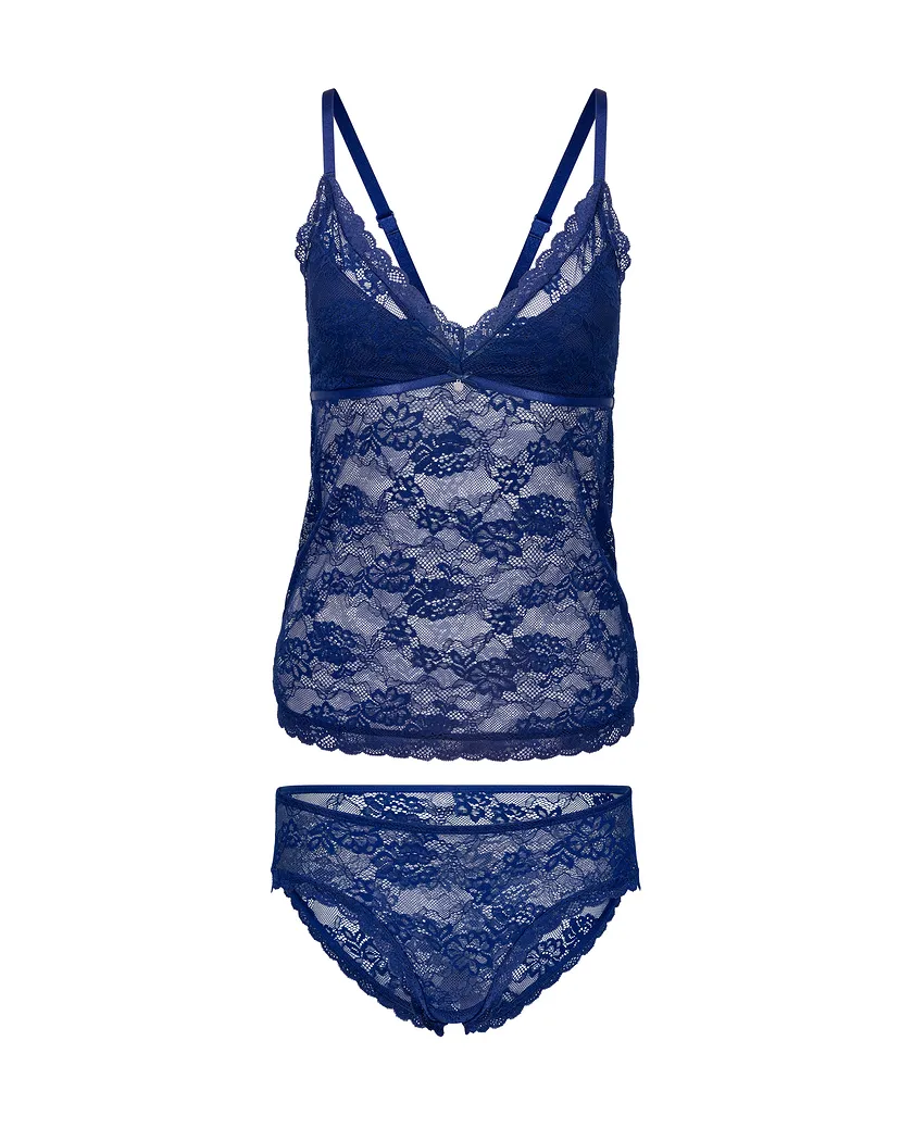 Rosaline Dark Blue Lined lounge bundle Still 3