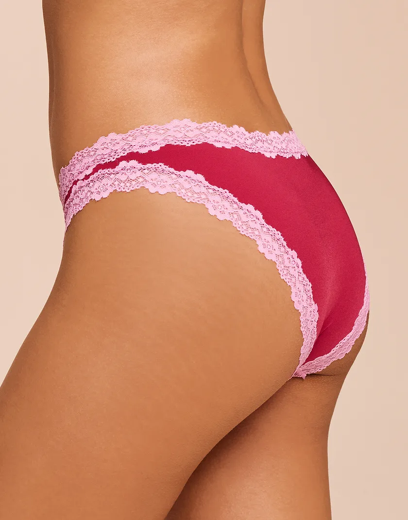 Lana Bikini Dark Red panty bundle Model 1