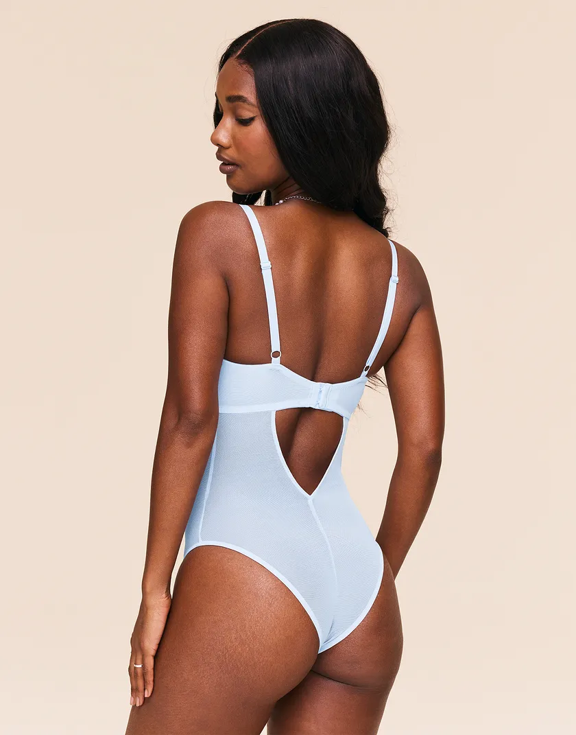 Sirena Medium Blue 2 Unlined lingerie bundle Model 5
