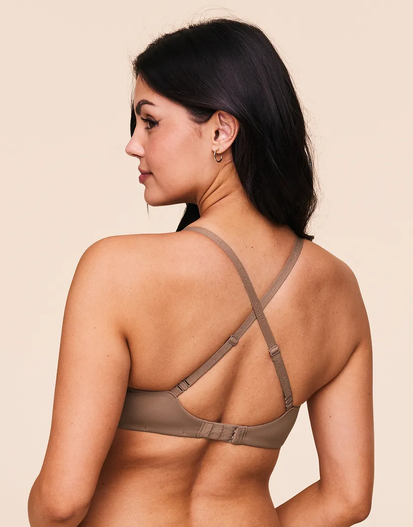 Natalya Medium Beige Push Up bra bundle Model 5