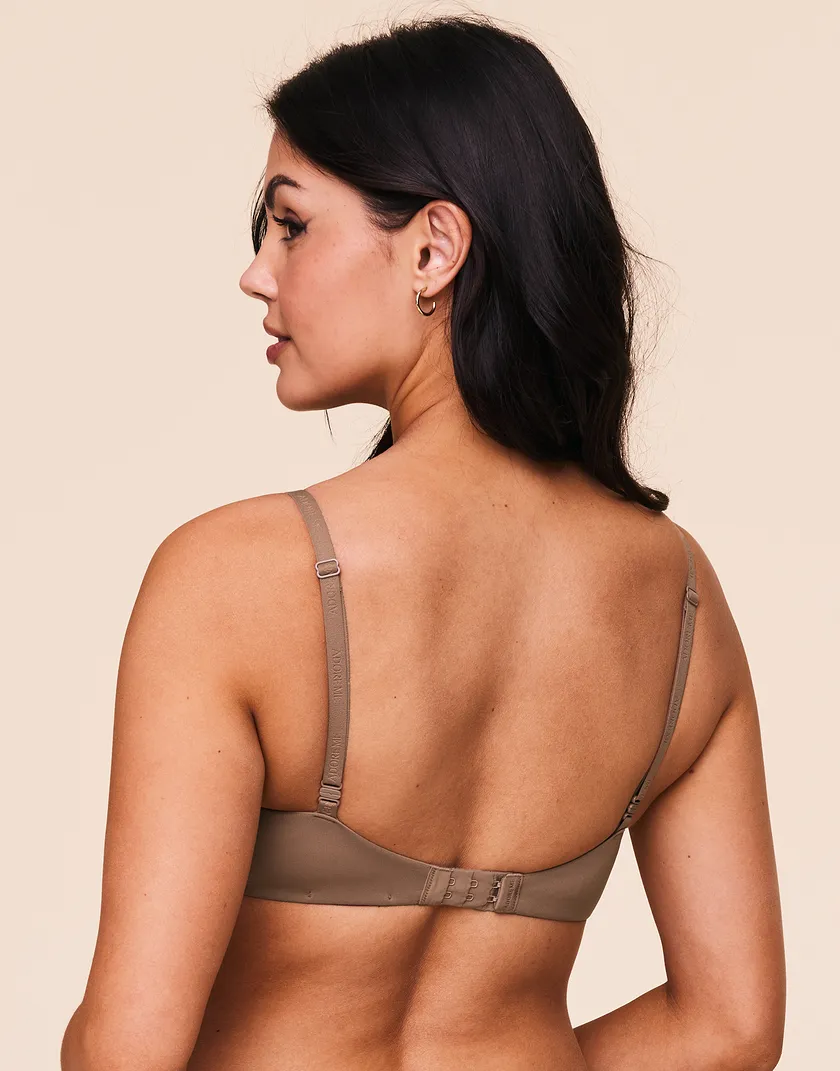 Natalya Medium Beige Push Up bra bundle Model 6