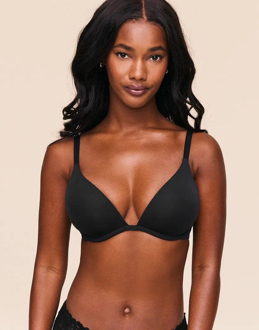Natalya Black Push Up bra bundle Model 4