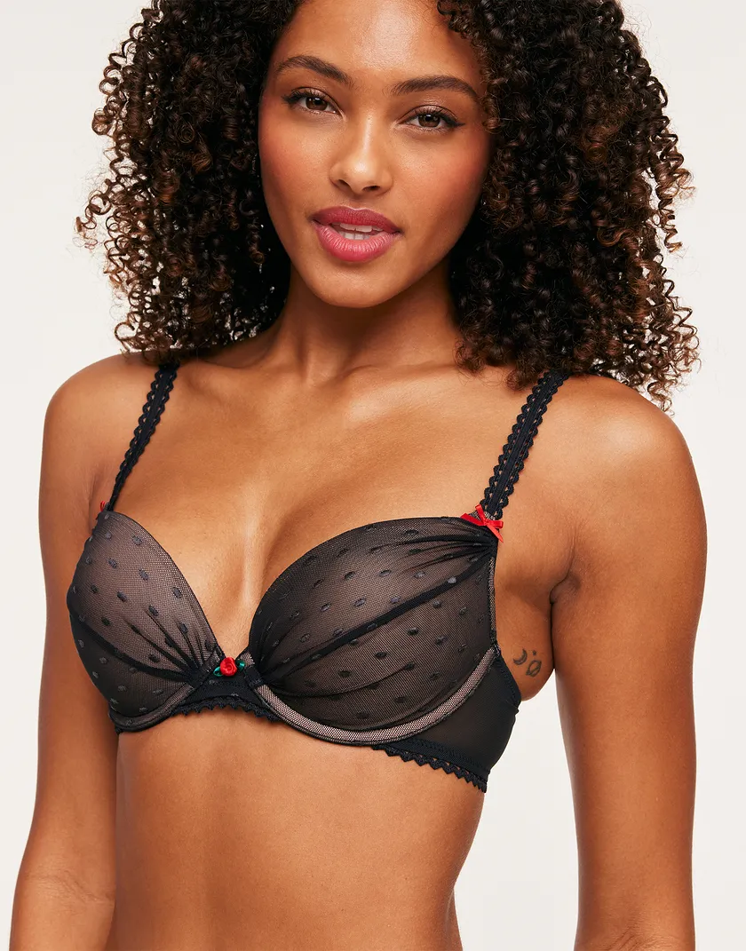 Stacy Black 2 Push Up bra bundle Model 1