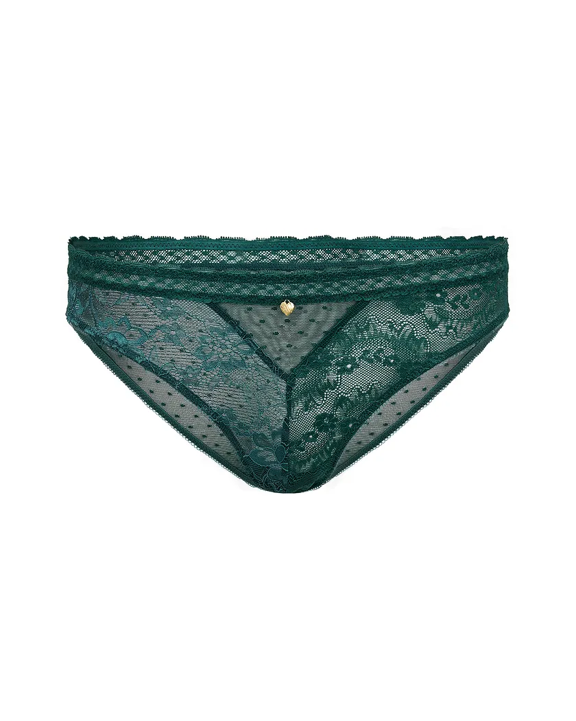 Lucie Bikini Dark Green panty bundle Still 1