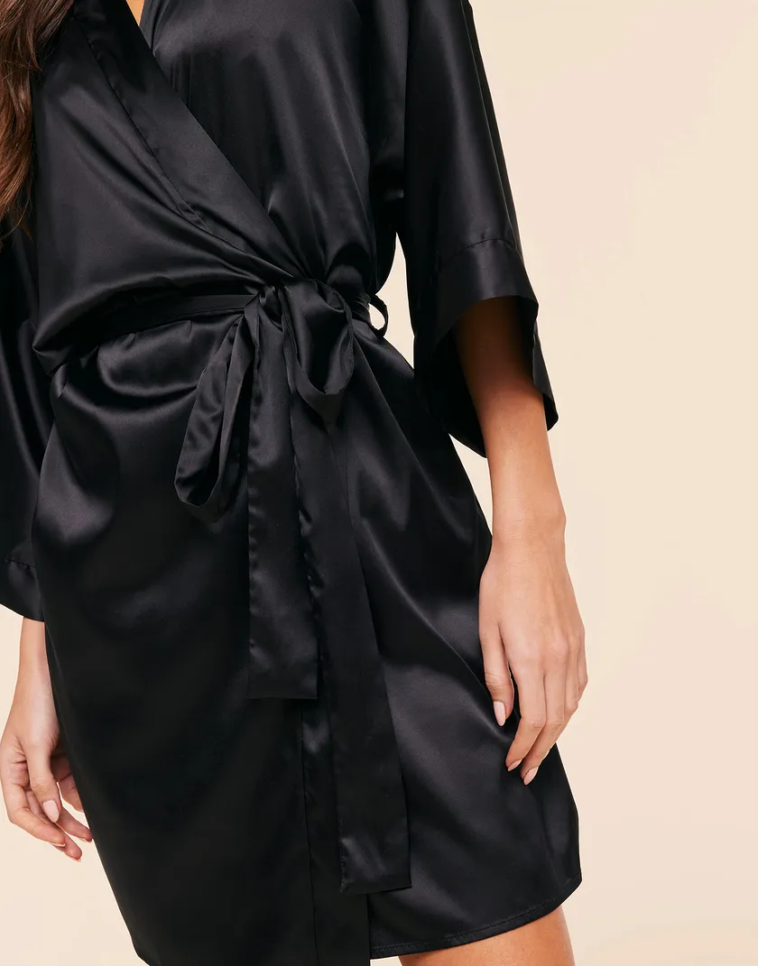 Izabella B1 Black sleepwear bundle Model 4