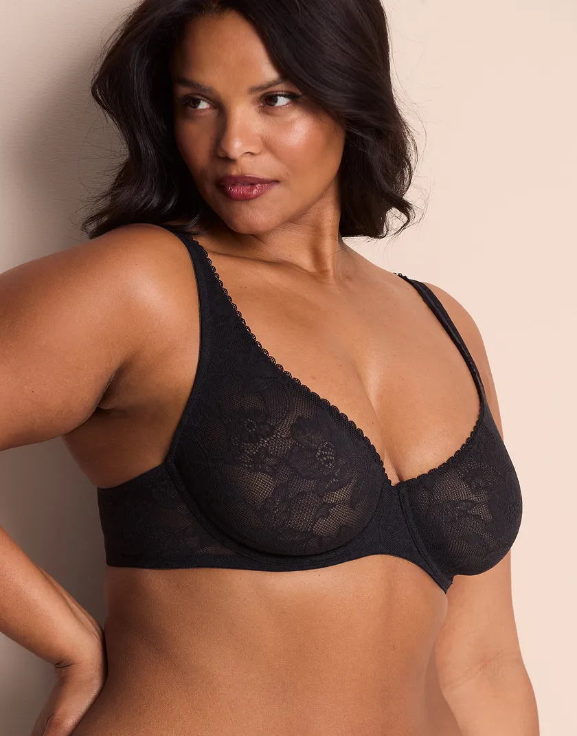 Winona Black Plus Unlined bra bundle Model 7