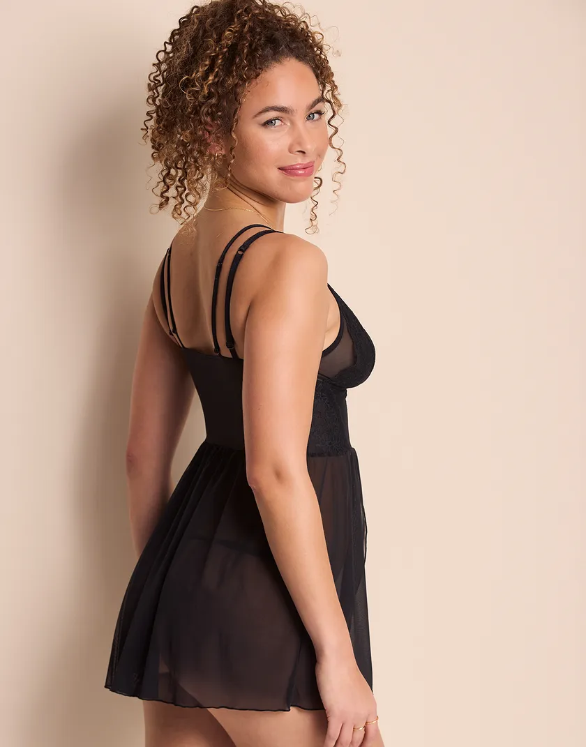 Stevie Black 2 Unlined lingerie bundle Model 6