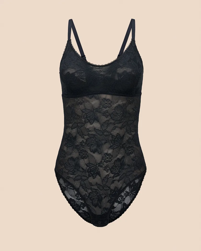 Jet Black Mitzi Bodysuit Shapewear Still 3