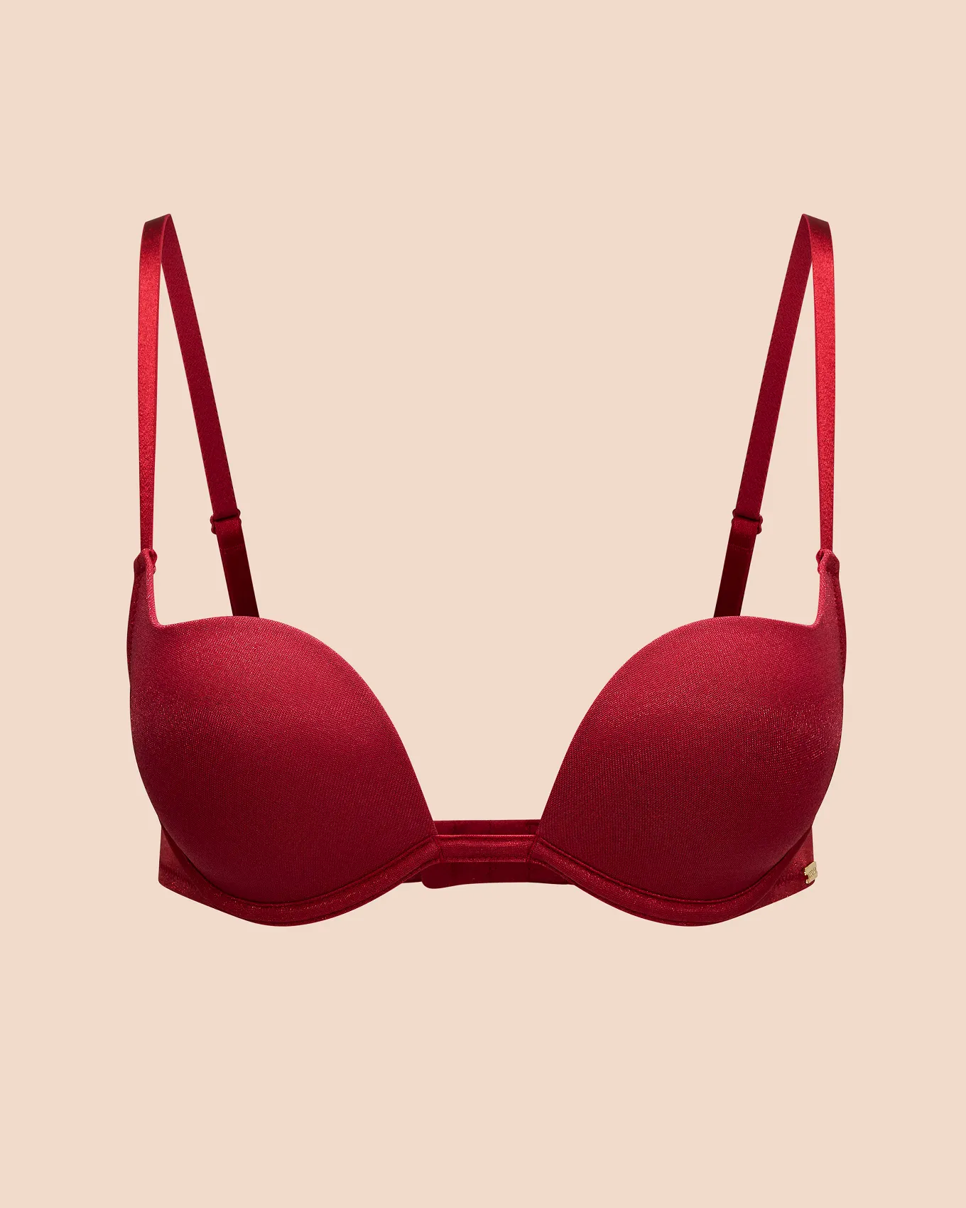 Gianina Dark Red Push Up Bra, 30A-38D | Adore Me