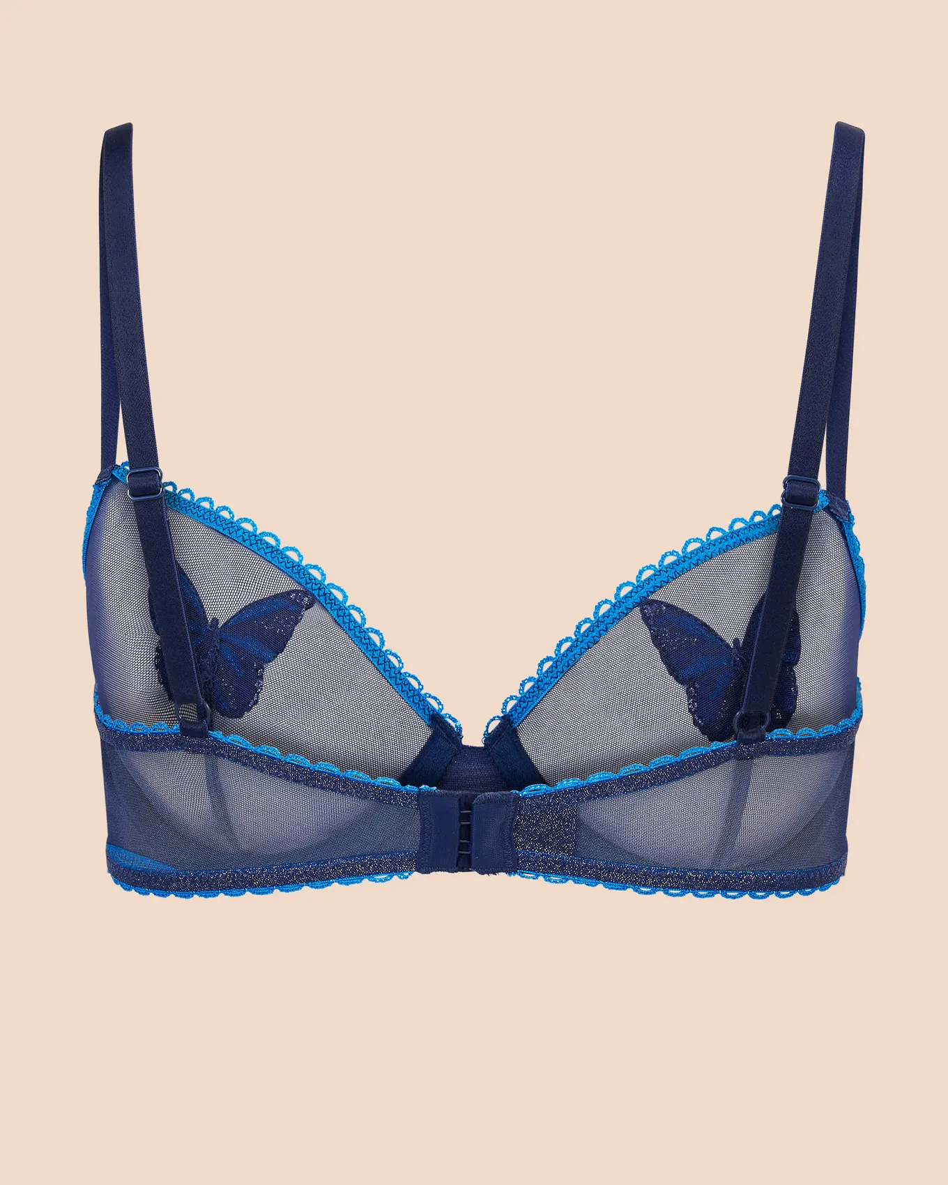 Alyshia Animal Blue Unlined Bra, 30A-46DDD | Adore Me
