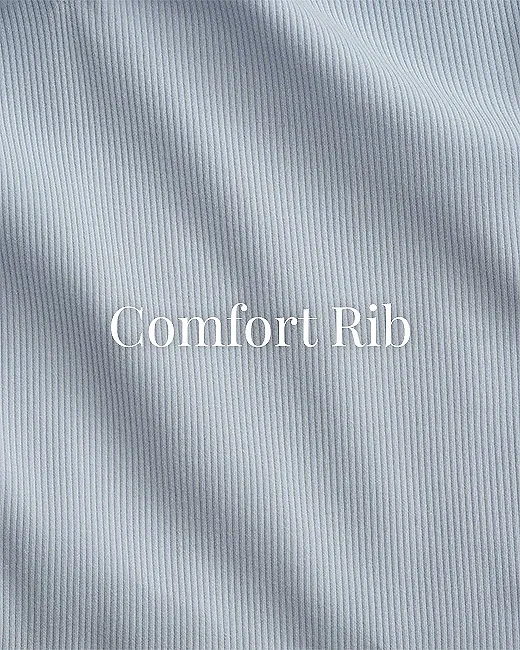 Rib Boyfriend Pant Light Blue Rib Knit Boyfriend Pant | Adore Me