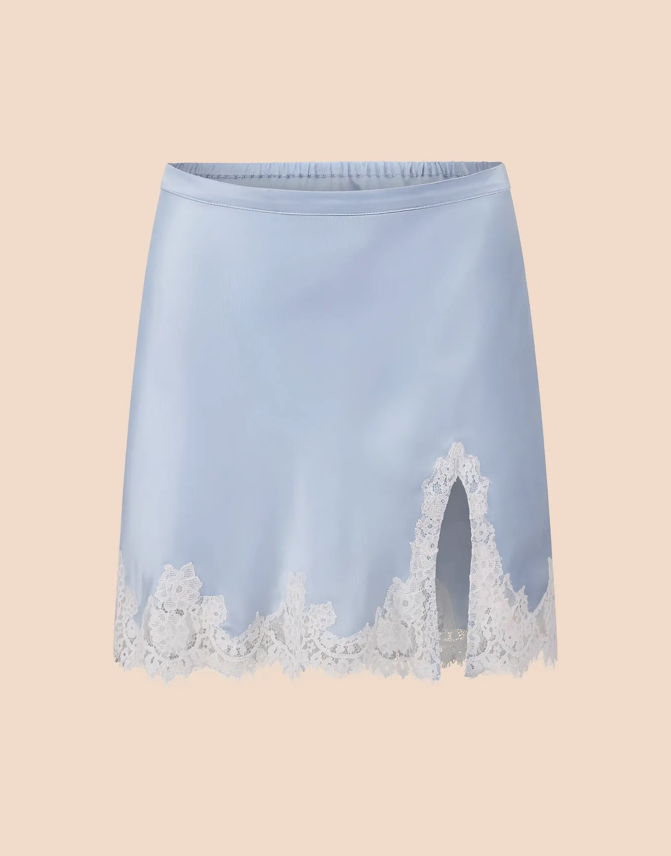 Vegan Silk Slip Skirt