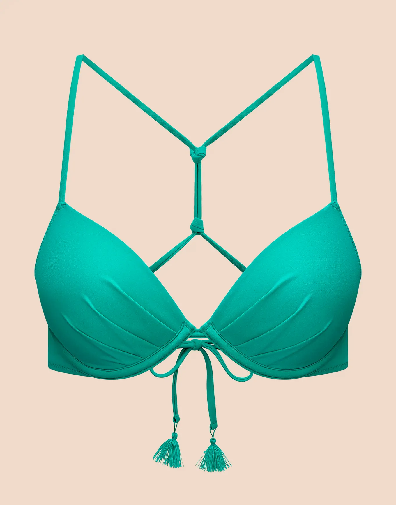 Laila Plunge Swim Top