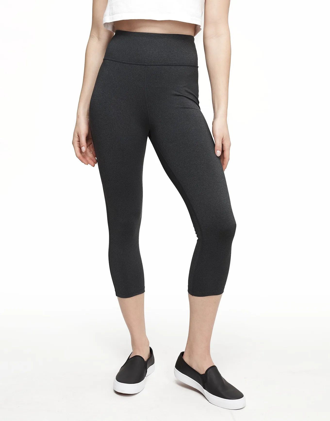 Haley Heathered Crop Legging