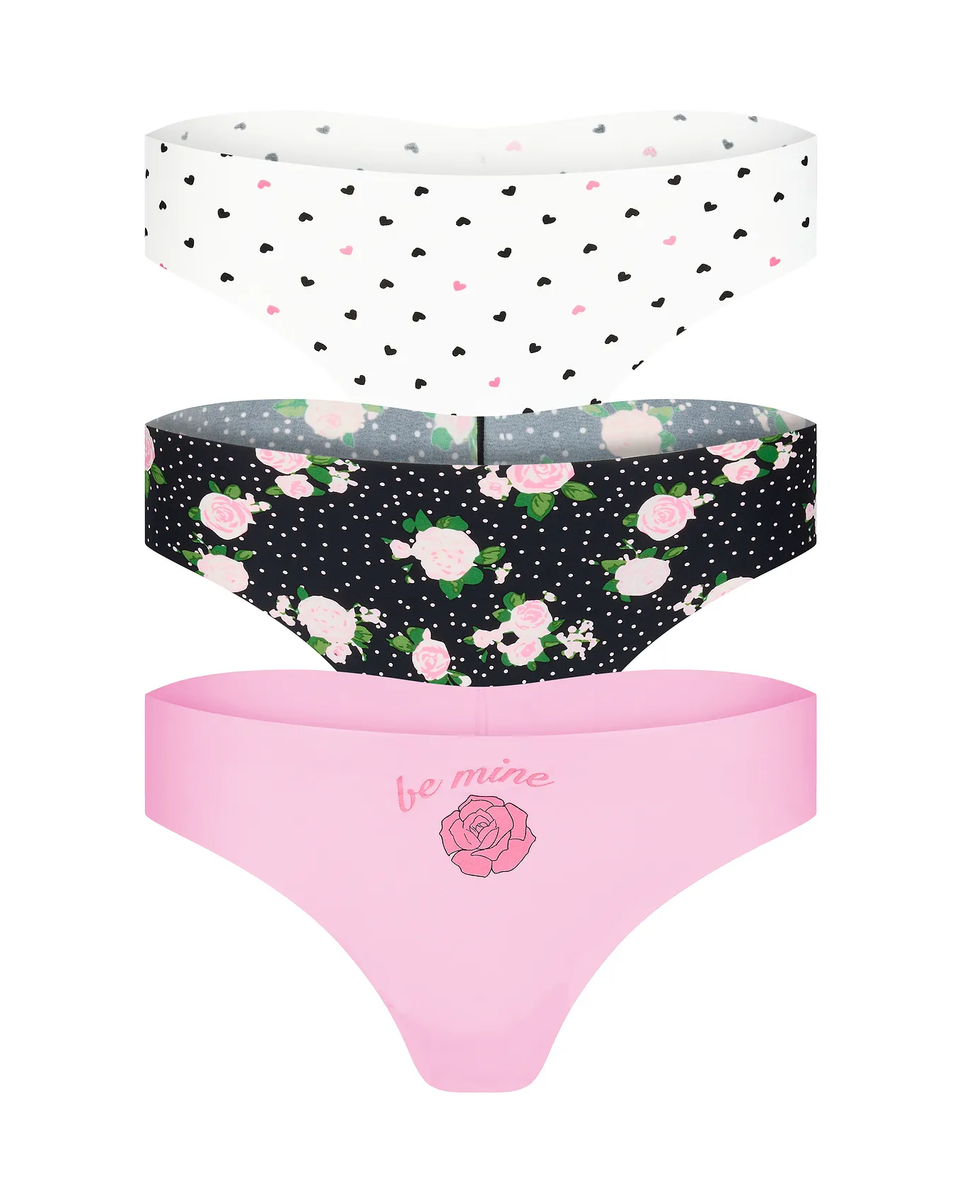 3-Pack Francine Invisible Thong Panties
