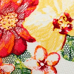 Martha Unlined Tropical Flowers C01