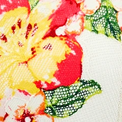 Babette Unlined Tropical Flowers C01