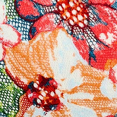 Martha Unlined Tropical Flowers C02