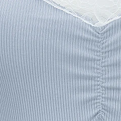 Rib Romper Arctic Ice