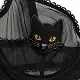 Alyshia Unlined Black Cat Motif
