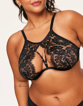 Emmeline Black 2 Unlined bra bundle Model 1