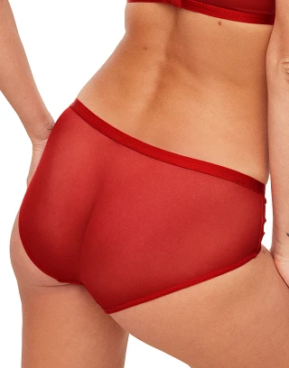 Diara Hipster Dark Red panty bundle Model 2