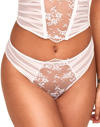 Avara Tanga White panty bundle Model 1