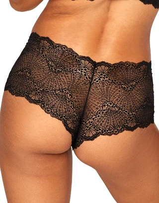 Hannalee Cheeky Thong Black panty bundle Model 2