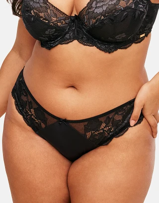 Vicky Brazilian Black panty bundle Model 1