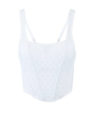 Roxi White 2 Lightly Lined corset bundle Still 2