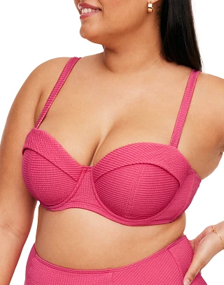 Rachelle Dark Pink 2 Contour swimwear bundle Model 2