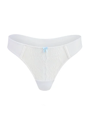 Renea Thong White panty bundle Still 1