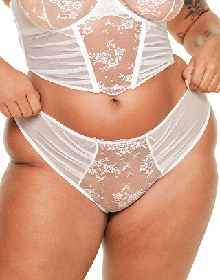 Avara Tanga White panty bundle Model 2