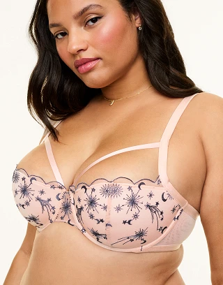Estelle Light Pink 2 Contour bra bundle Model 2