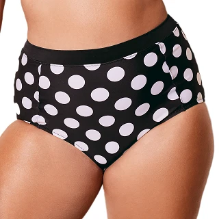 Baylie Dot Black swimwear bundle Model 1