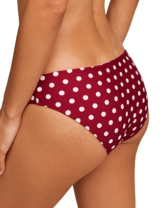 Shelby Dot Red swimwear bundle Model 1