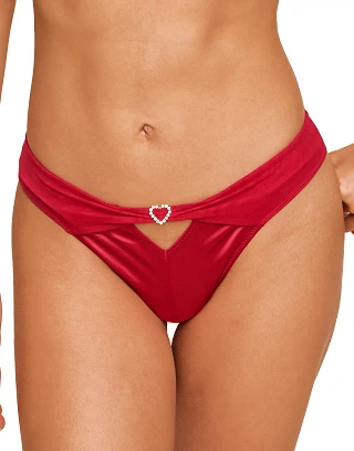 Libi Cheeky Dark Red panty bundle Model 1