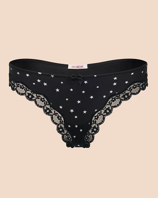 Nare Thong Novelty Black 5 panty bundle Still 1