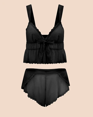 Jet Black Betty Lou PJ Set Still 1