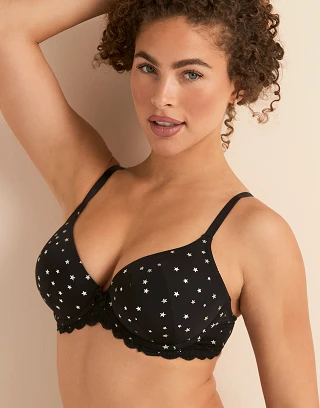 Kati Novelty Black 6 Contour bra bundle Model 1